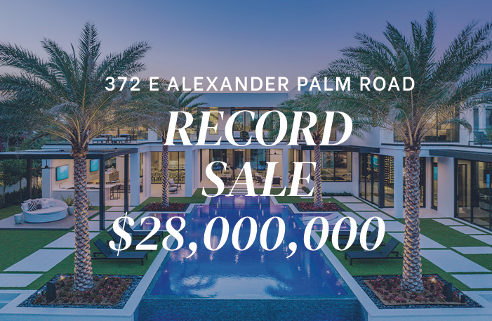 Michigan developer pays record $28M for Boca Raton spec mansion