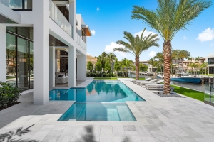 Natural Stone and Large-Format Materials Are Taking Over Pool Decks